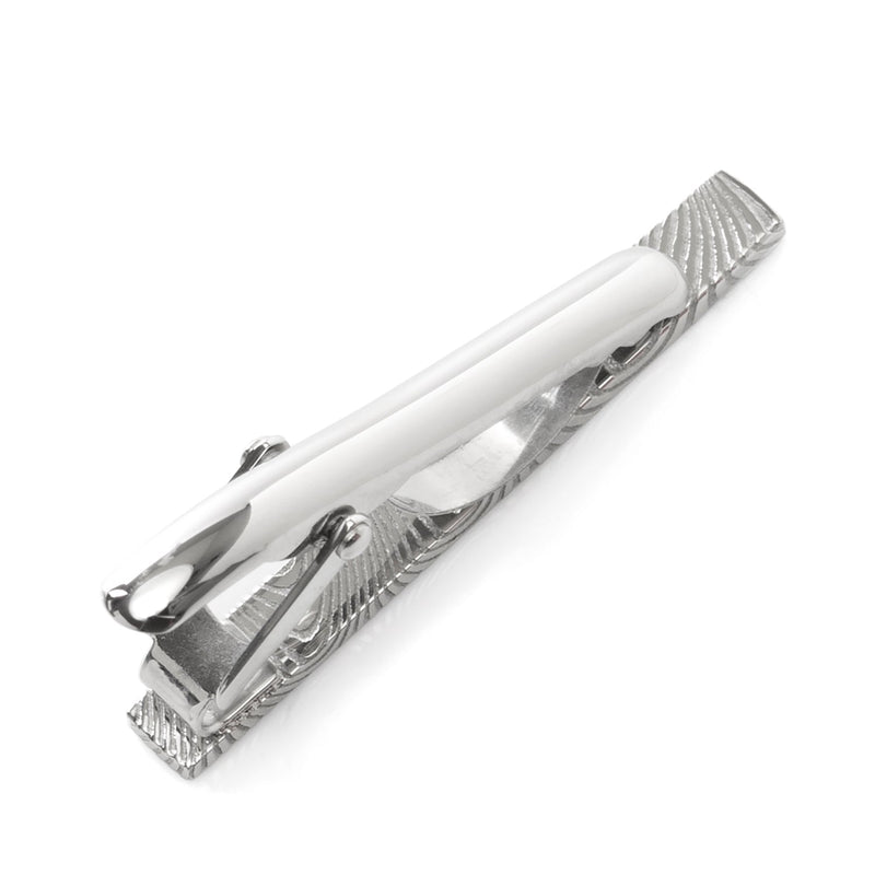 Damascus Stainless Steel Tie Clip