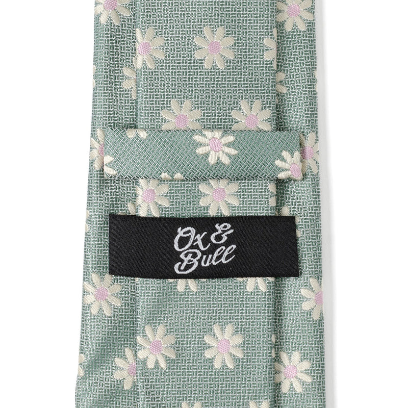 Daisy Soft Green Men's Tie