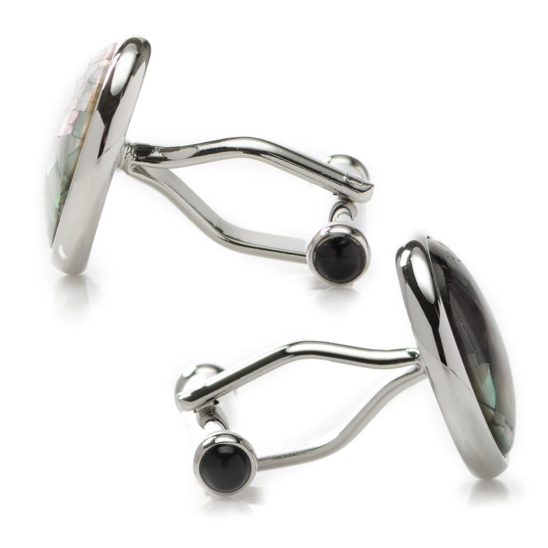 Mosaic Smoke Mother of Pearl Cufflinks
