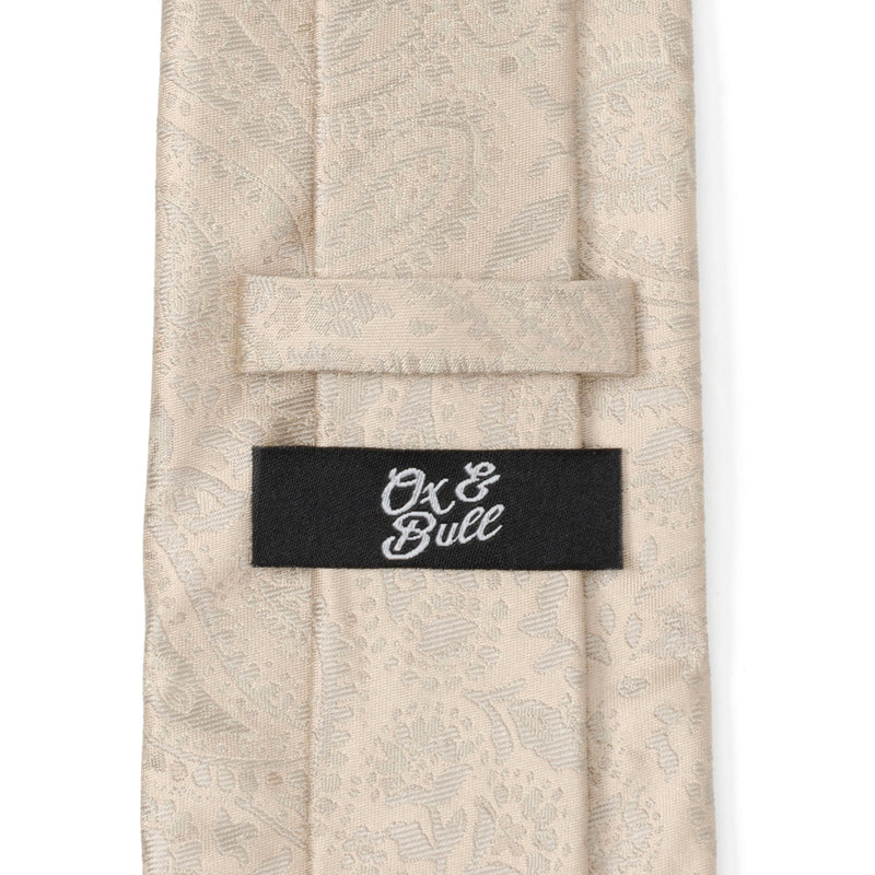 Champagne Paisley Men's Tie