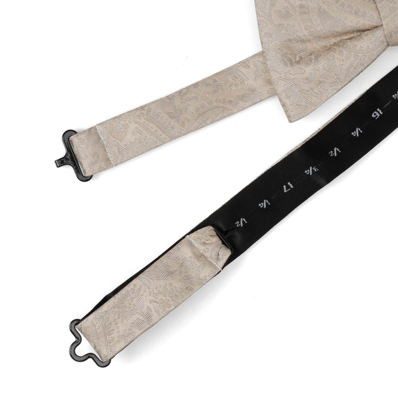 Tan Paisley Men's Bow Tie