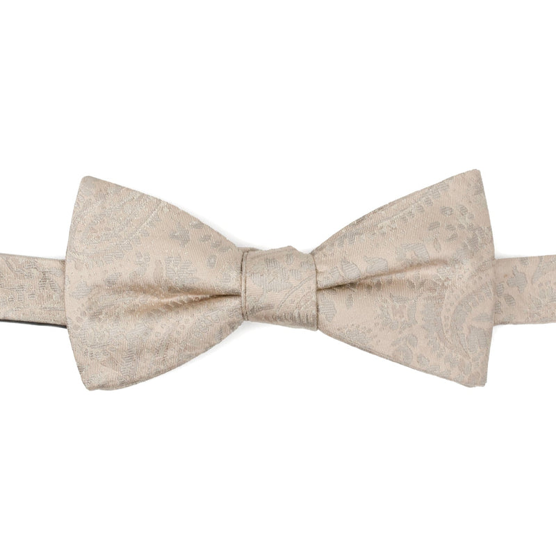 Tan Paisley Men's Bow Tie