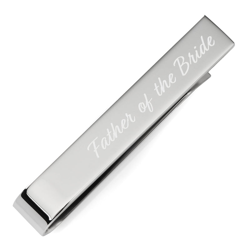 Wedding Title Engravable Tie Bar
