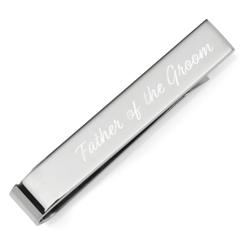Wedding Title Engravable Tie Bar
