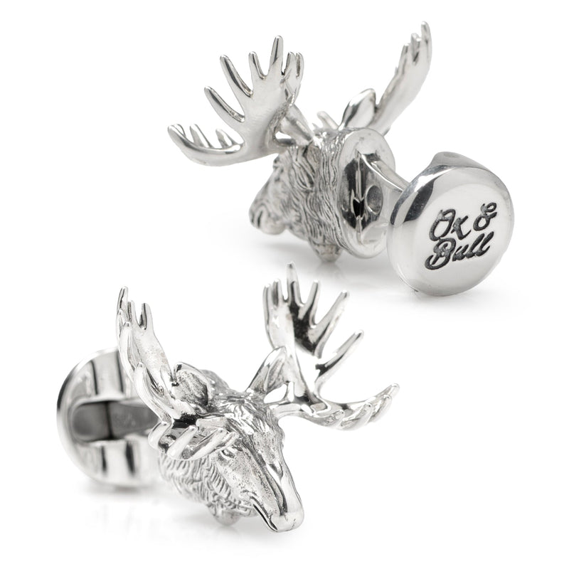 Antique Moose Cufflinks