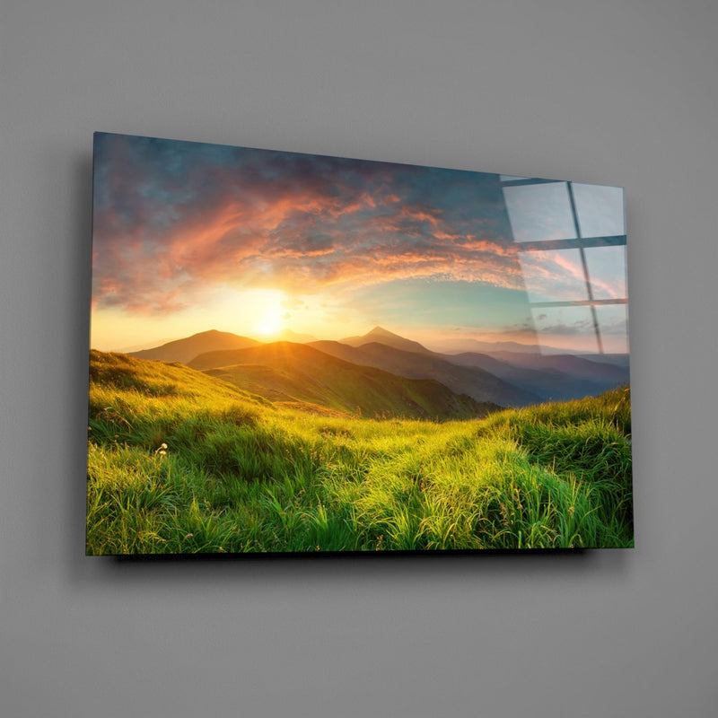 Valley Glass Wall Art