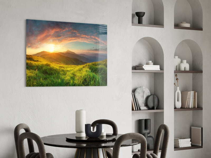 Valley Glass Wall Art