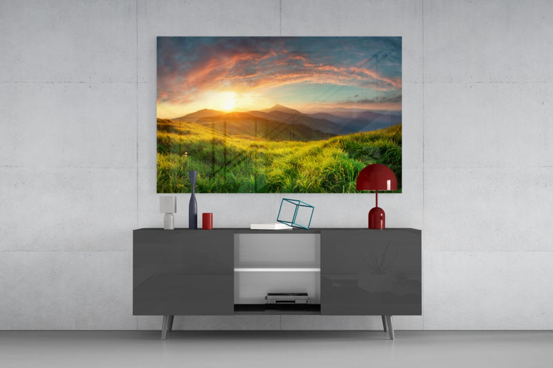 Valley Glass Wall Art
