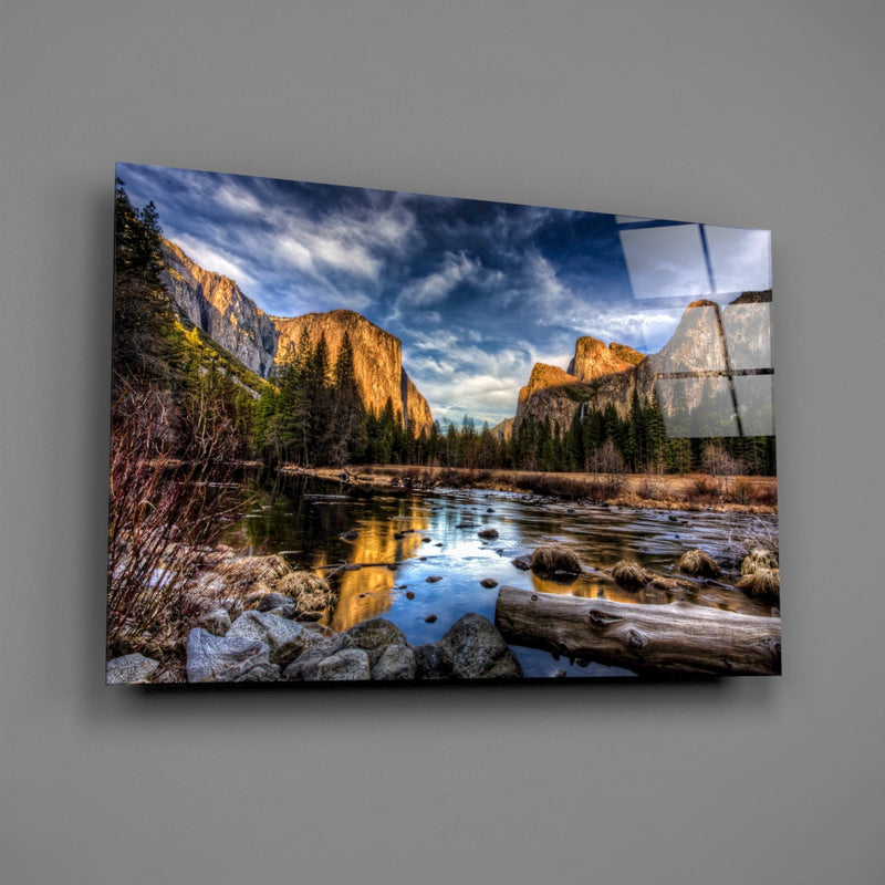 Lake Glass Wall Art