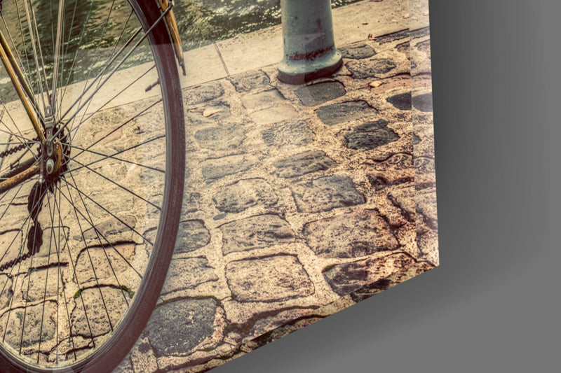 Bicycle Glass Wall Art