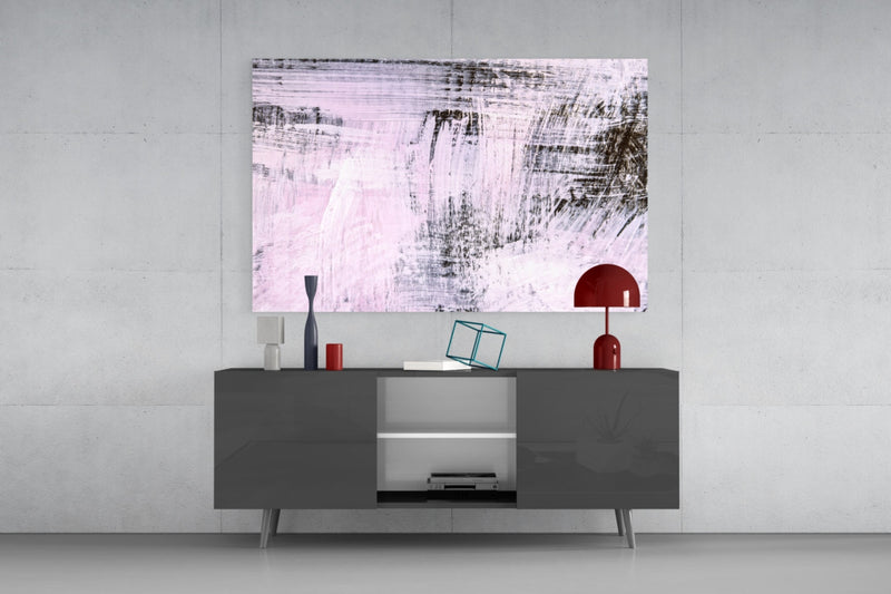 Abstract Glass Wall Art