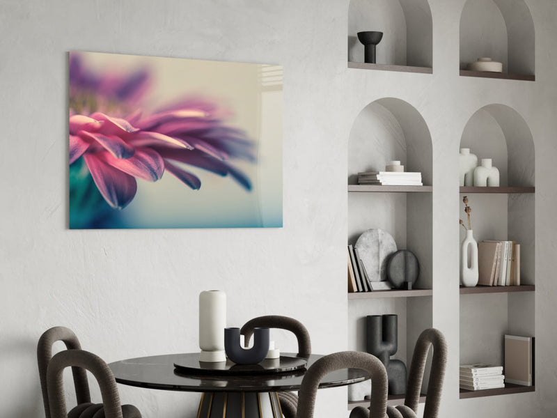 Flower Glass Wall Art