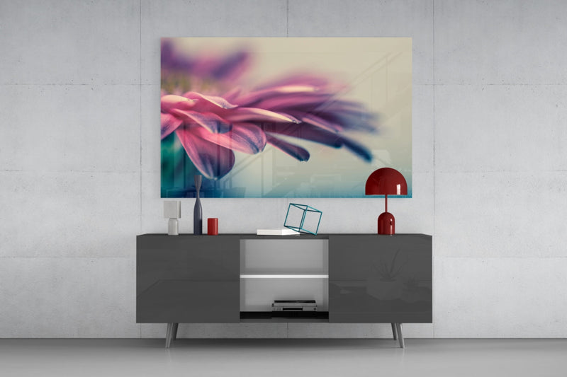Flower Glass Wall Art