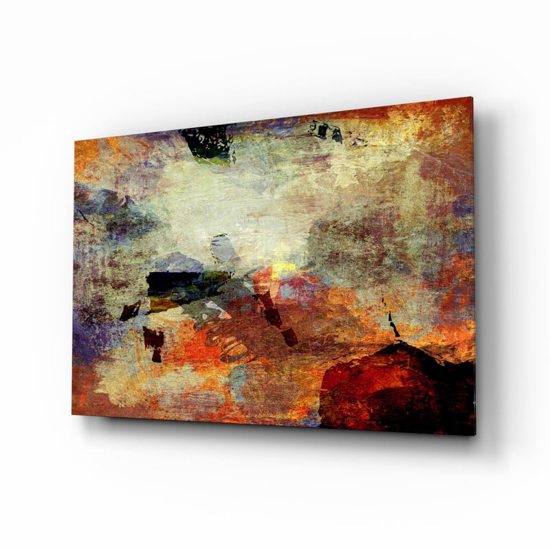 Abstract Glass Wall Art