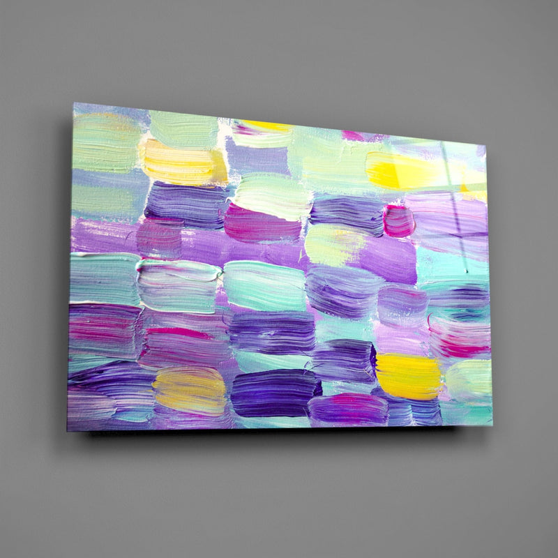 Abstract Glass Wall Art