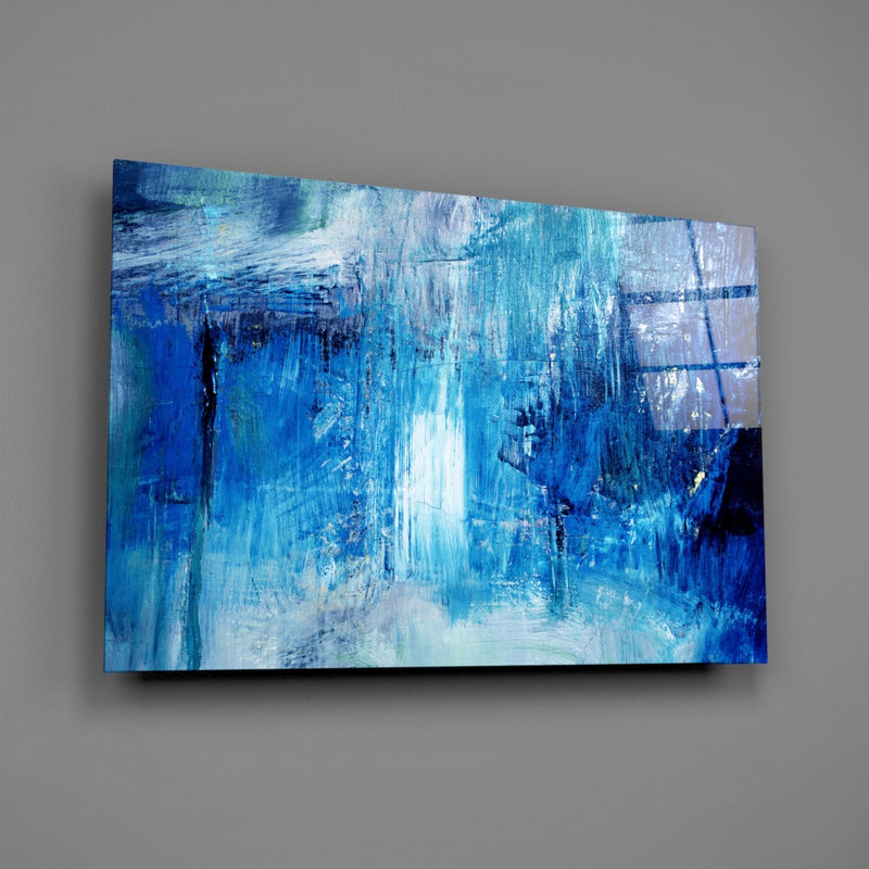 Abstract Glass Wall Art