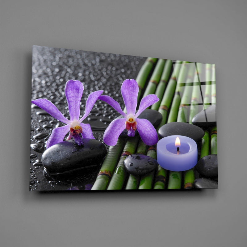 Spa Glass Wall Art