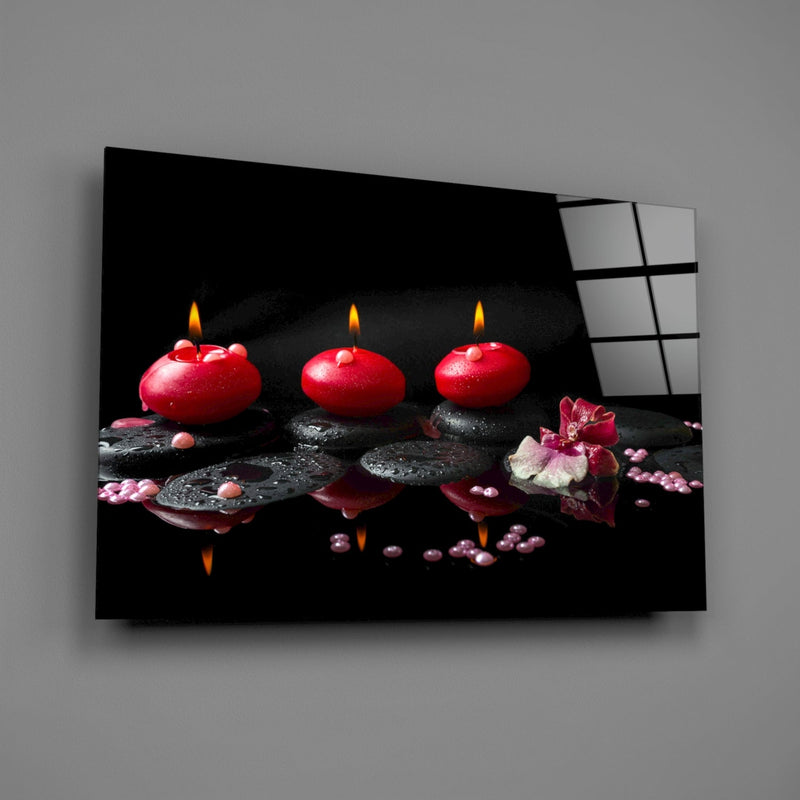 Spa Glass Wall Art