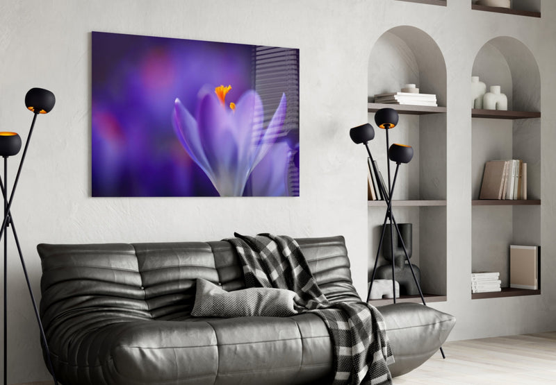 Flower Glass Wall Art