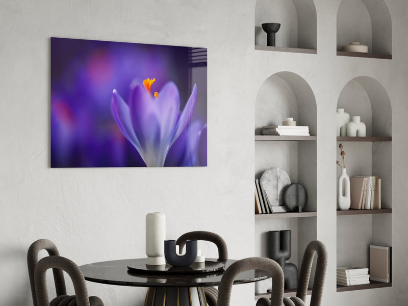 Flower Glass Wall Art