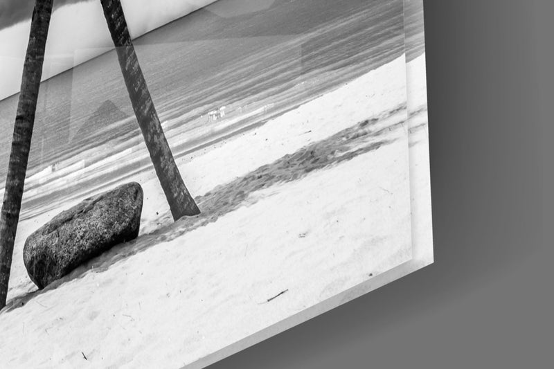 Palm Trees Glass Wall Art