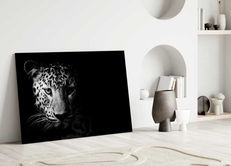 Leopard Glass Wall Art