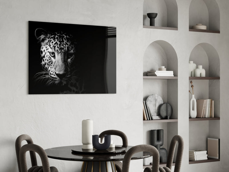 Leopard Glass Wall Art