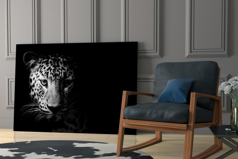 Leopard Glass Wall Art