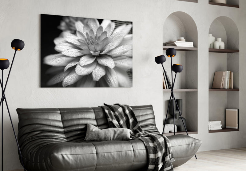 Flower Glass Wall Art