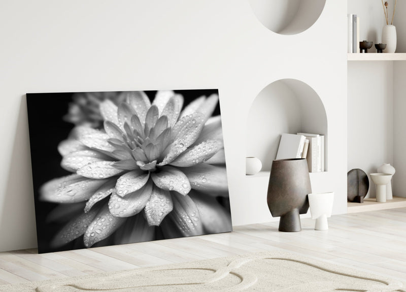 Flower Glass Wall Art