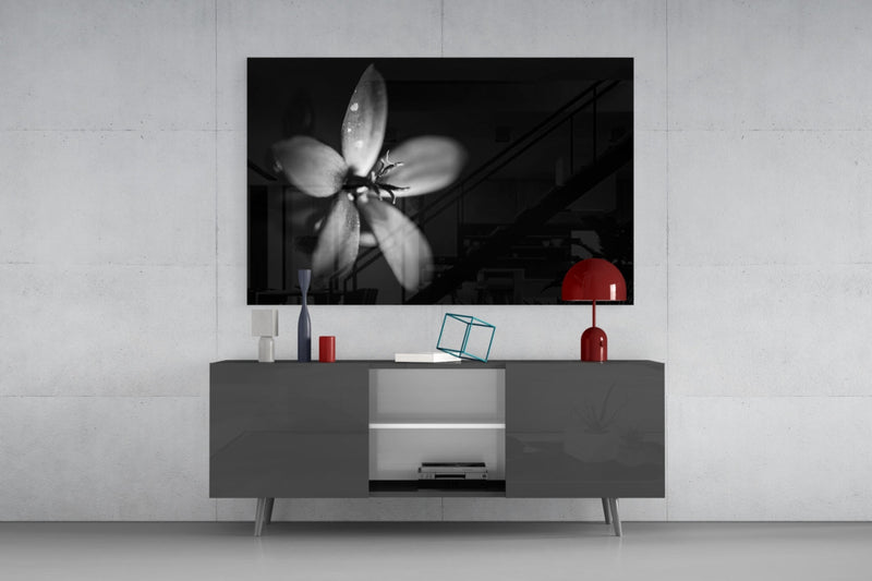 Flower Glass Wall Art