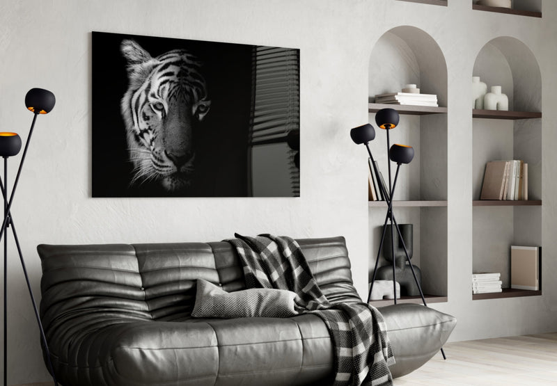 Tiger Glass Wall Art