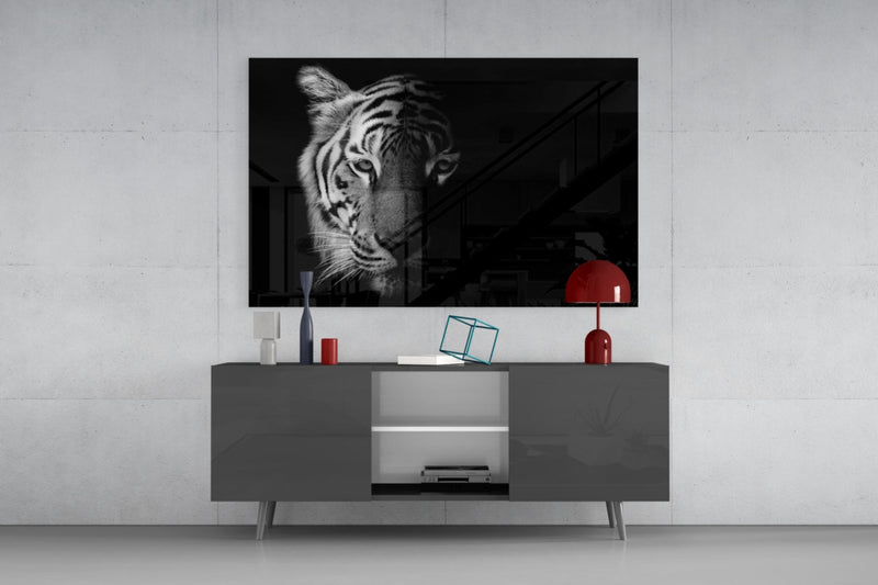 Tiger Glass Wall Art