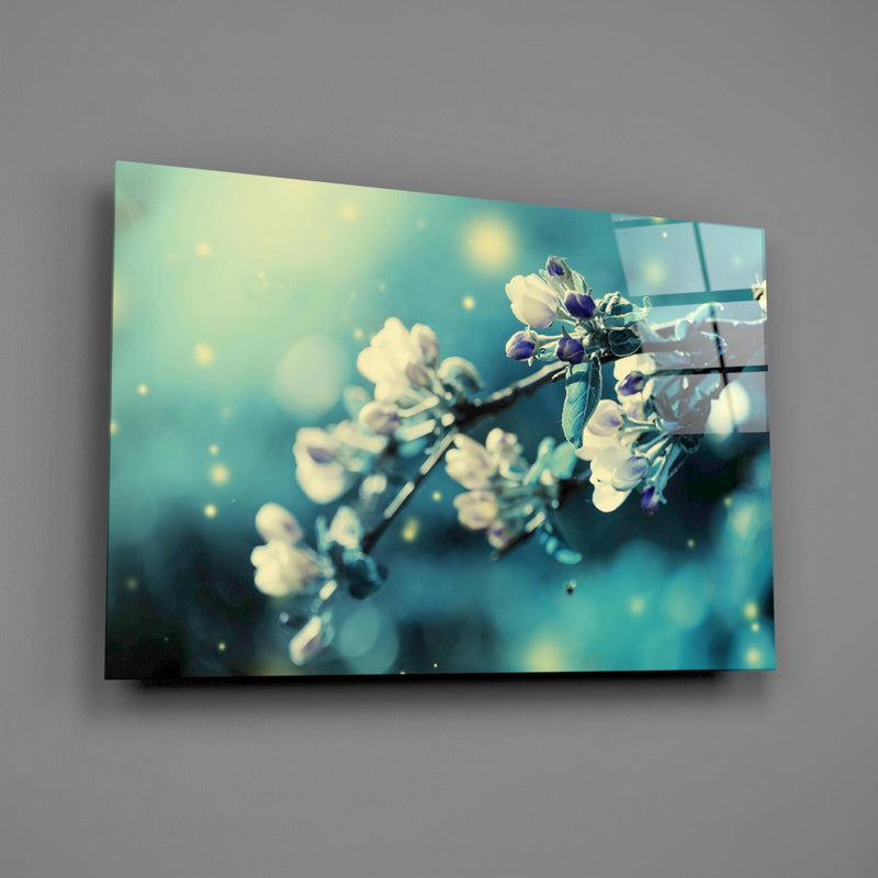 Flower Glass Wall Art