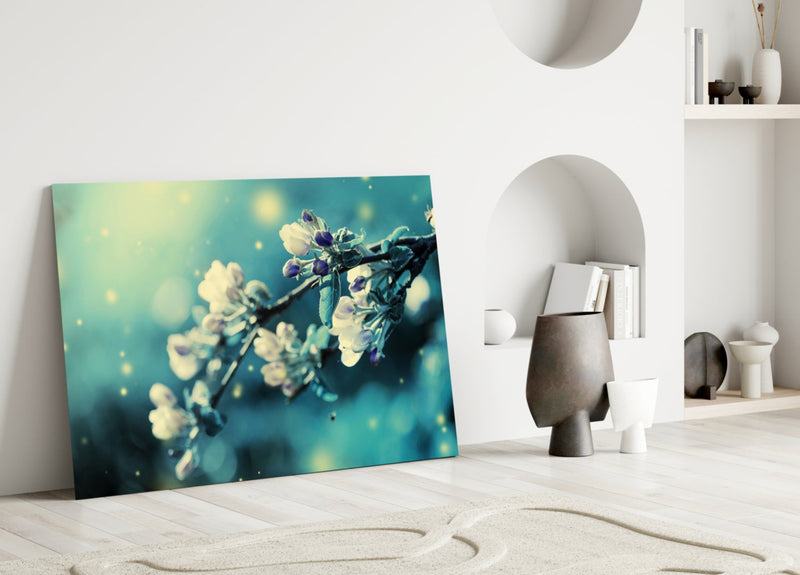 Flower Glass Wall Art