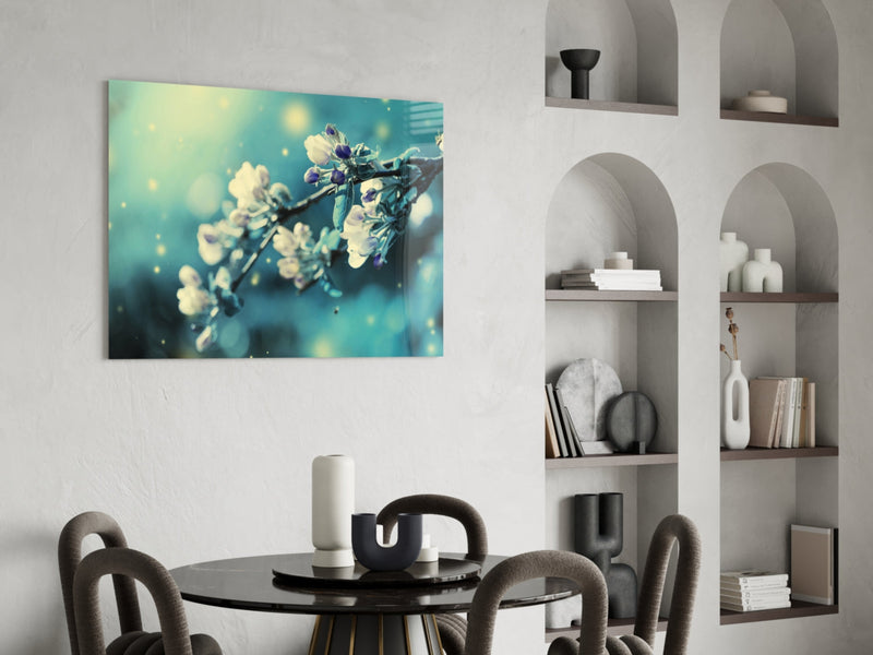 Flower Glass Wall Art