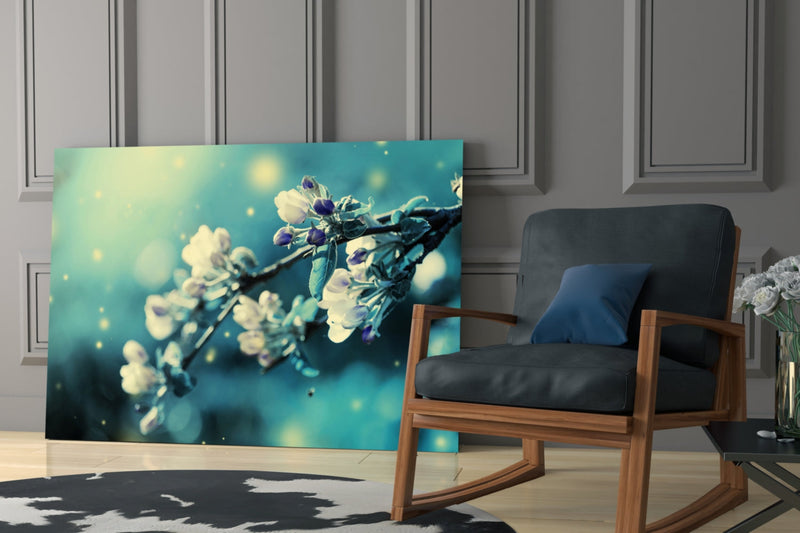 Flower Glass Wall Art