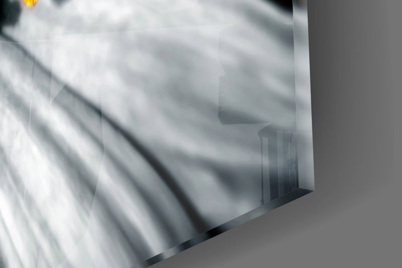 Honey Bee Glass Wall Art