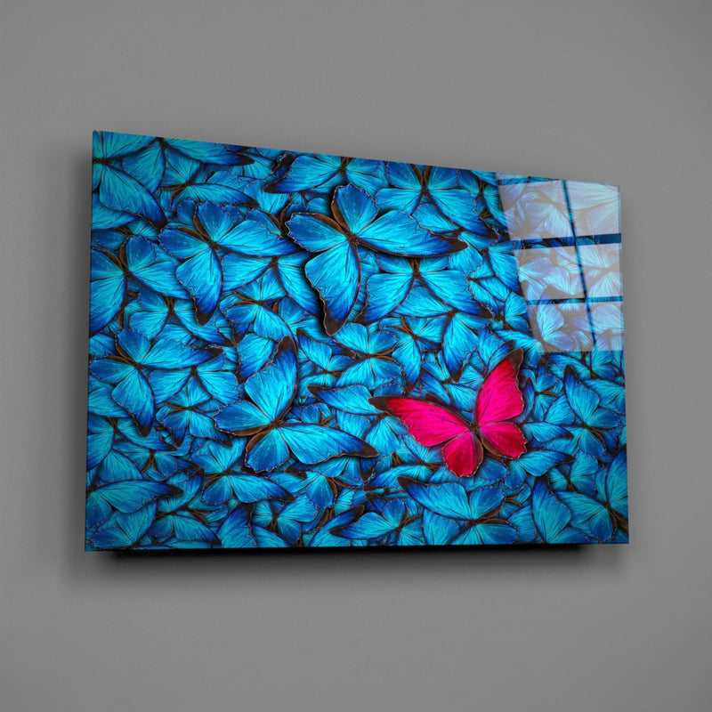 Butterfly Glass Wall Art