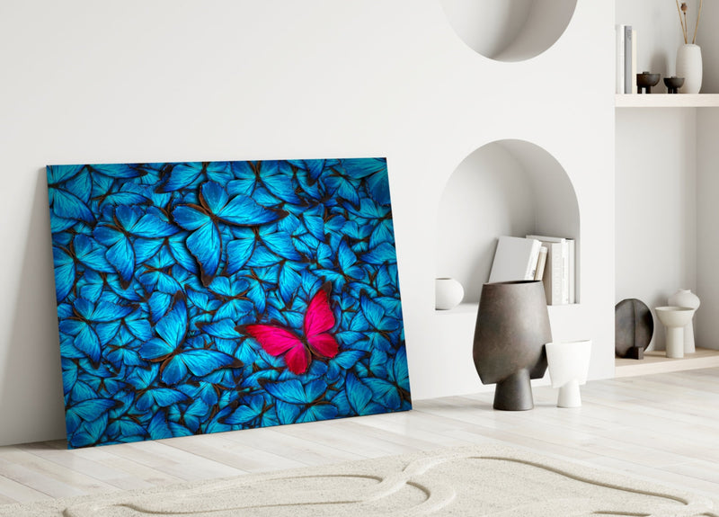 Butterfly Glass Wall Art