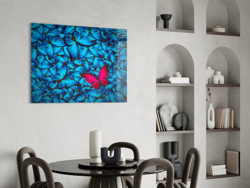 Butterfly Glass Wall Art