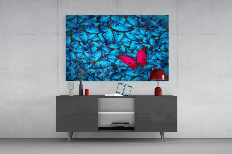 Butterfly Glass Wall Art