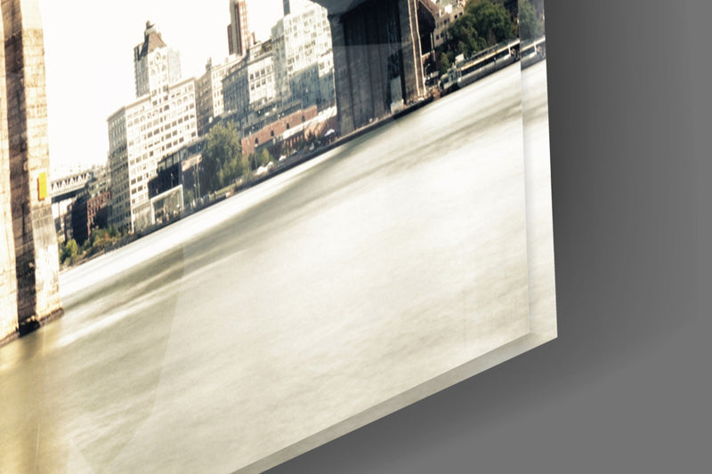 Brooklyn Bridge Glass Wall Art