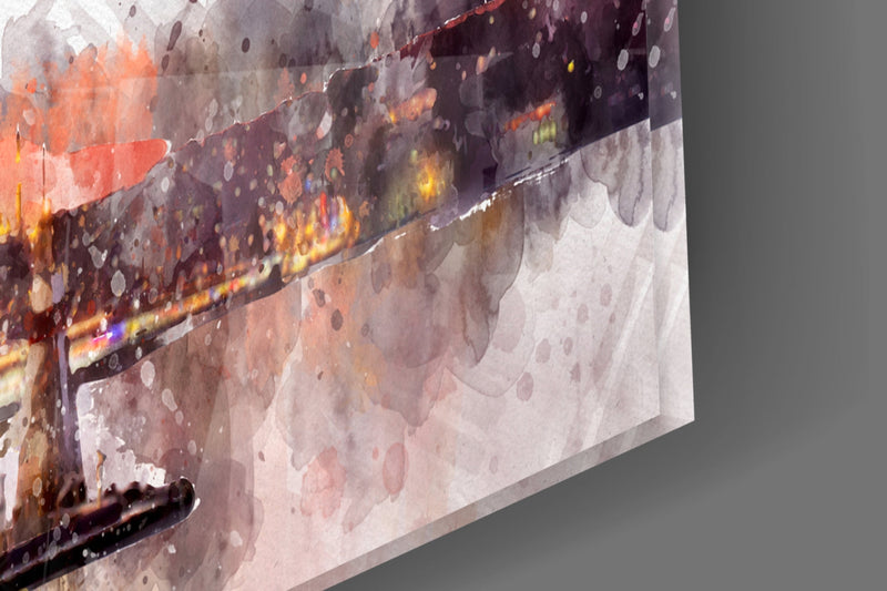 Maiden's Tower Glass Wall Art