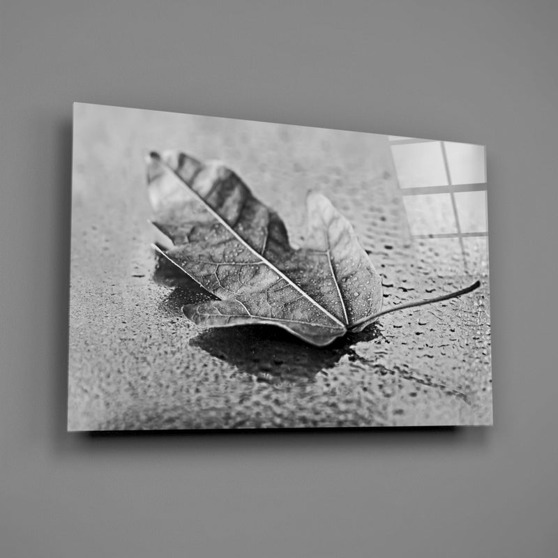 Leaf Glass Wall Art