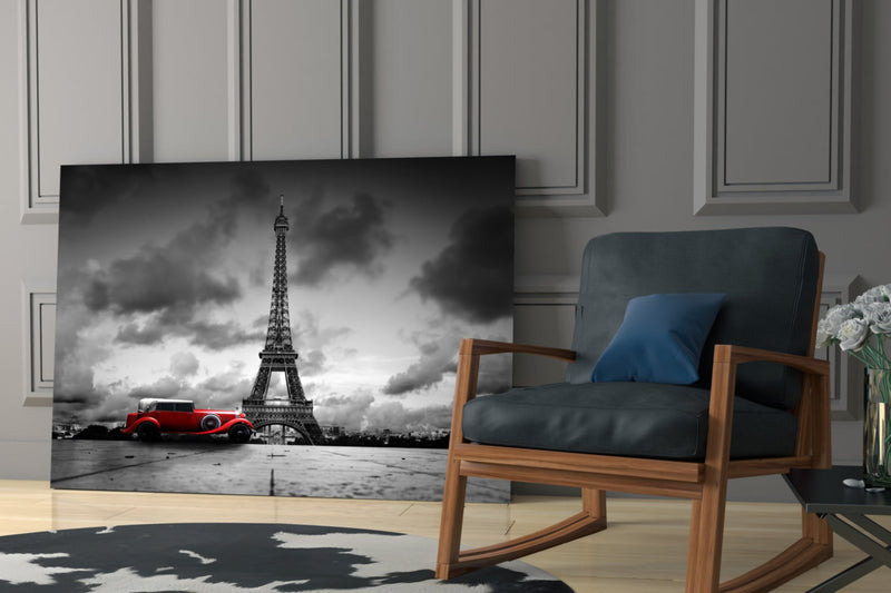 Eiffel Tower Glass Wall Art