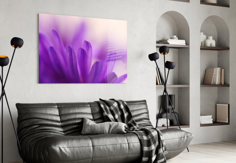 Flower Glass Wall Art