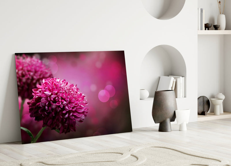 Flower Glass Wall Art