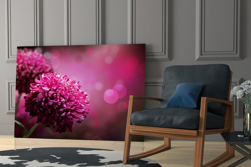 Flower Glass Wall Art