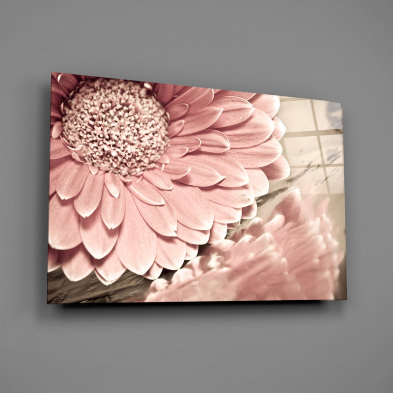 Flower Glass Wall Art